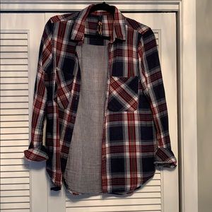 Plaid button down